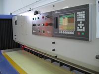 Cutmaster - control panel of the veneer cutter